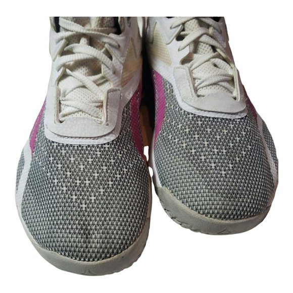 Reebok Cross Fit Nano 9.5 White & Pink &Grey Training Wide Toe Box - Picture 7 of 9